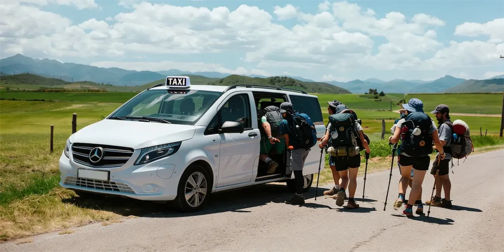 Servicio de taxi en O Pedrouzo y Santiago