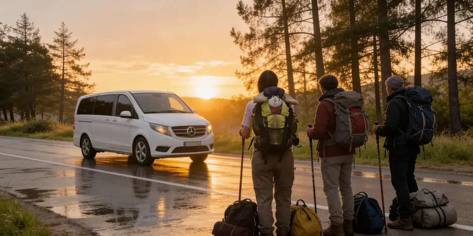 taxi camino santiago